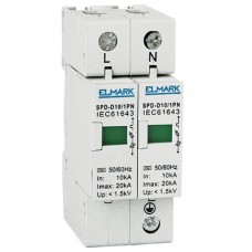 Αντικεραυνικό 1P+N 20kA 1.8kV Type 2 AC 64203